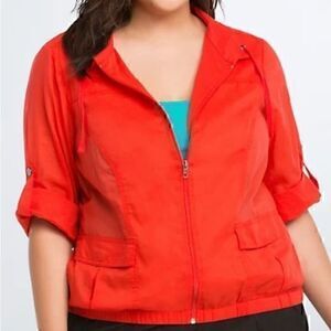 Torrid zip up Anorak jacket SIZE 2x